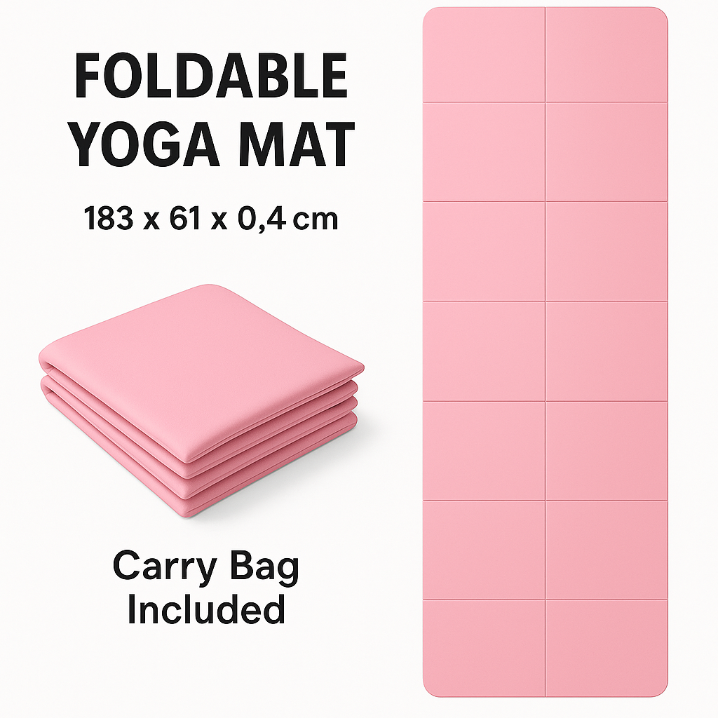TPE Folding Yoga Mat for Napping and Relaxation